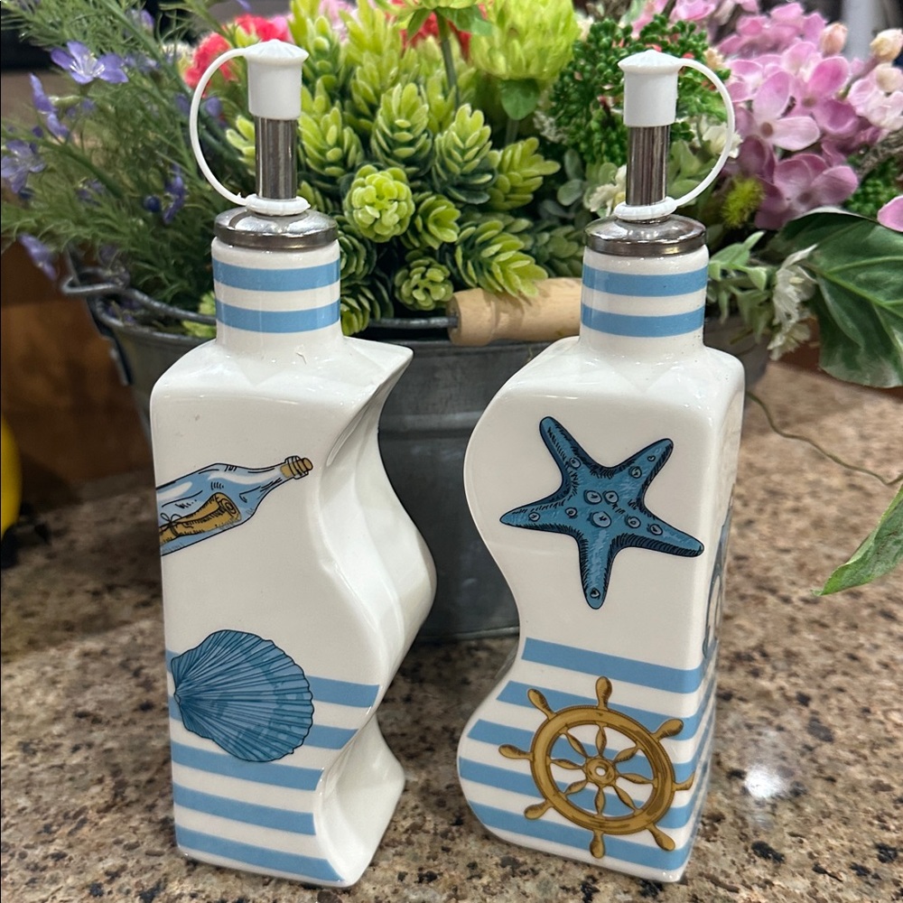 Italian Mediterranean oil and Vinegar Set